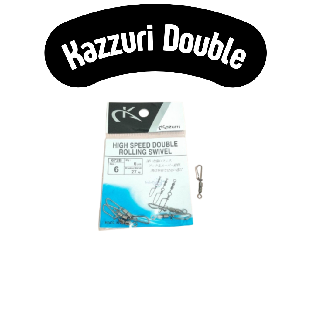 kazurri HI SPEED double roling swivel perlengkapan kucing
