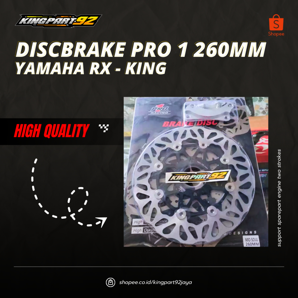 Piringan Cakram Pro1 Discbrake Diameter 260mm Beat Scoopy Vario Mio Soul Premium