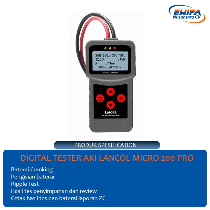 DIGITAL TESTER AKI LANCOL MICRO 200 PRO