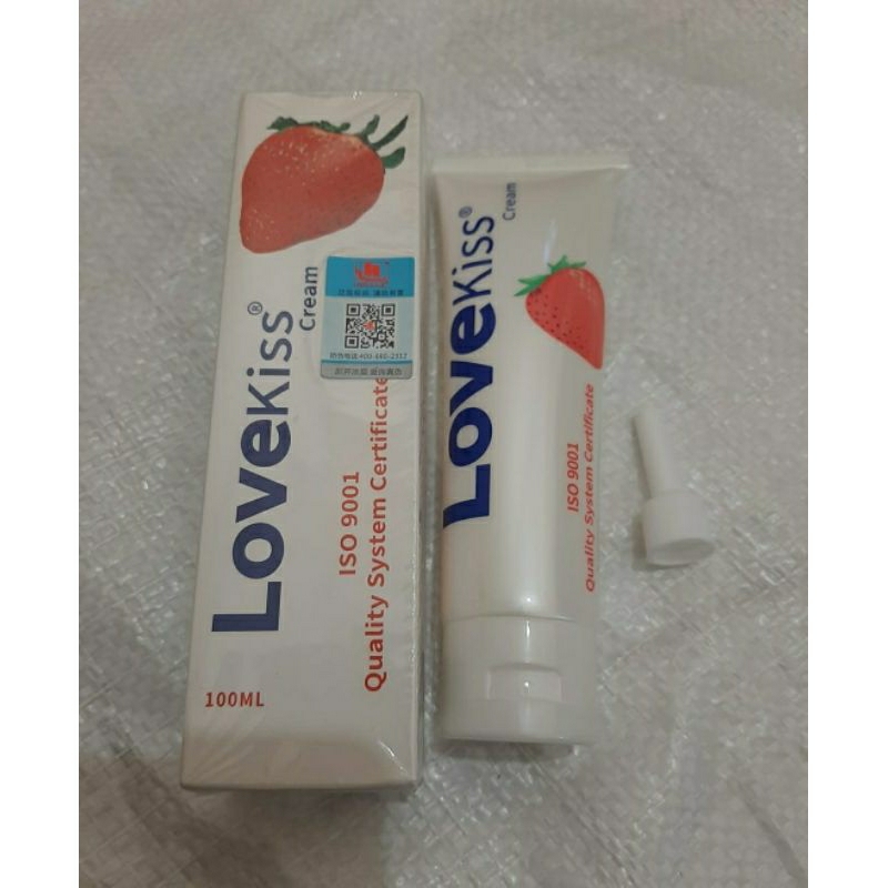 Jual Lubricant Oral Gel Pelumas Rasa Strawberry LOve Kiss 100 ML Herbal Pria Dan Wanita