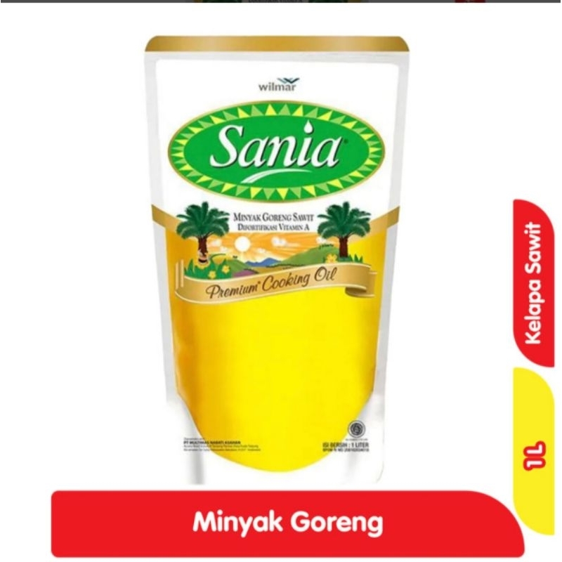 

Sania Minyak Goreng Pounch 1L