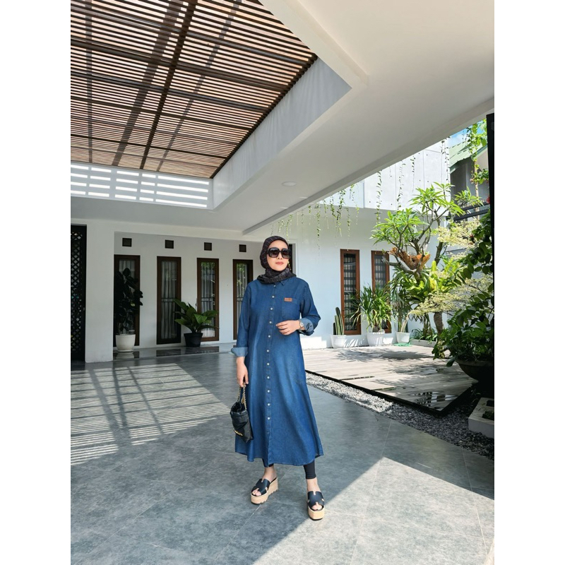 KORINA LONG TUNIK DENIM ORIGINAL