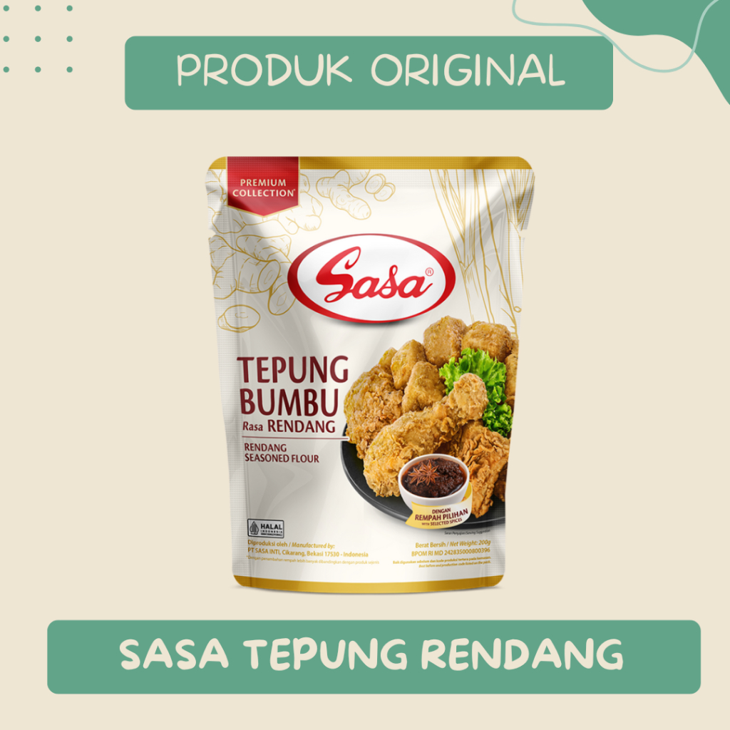 

Sasa Tepung Rendang Premium - Kemasan 200 Gram