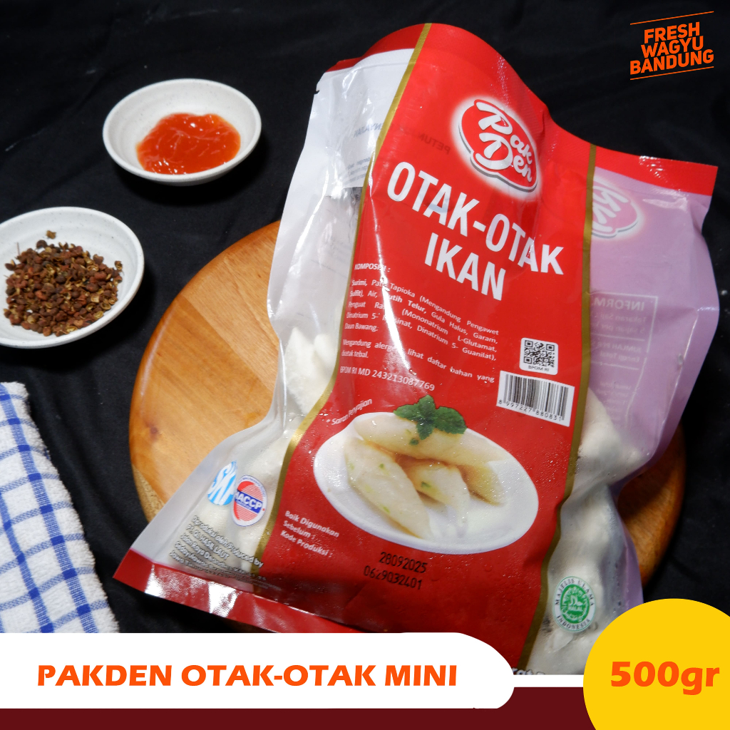 

PAKDEN OTAK OTAK IKAN MINI 500g Suki Shabu Steamboat Snack Goreng