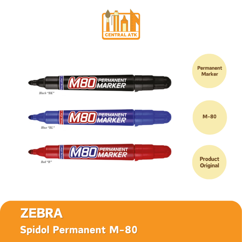 

SPIDOL PERMANENT ZEBRA M-80 HITAM