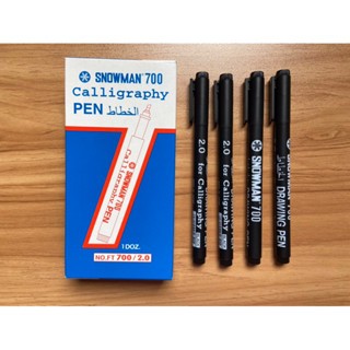 

PULPEN CALLIGRAPHY 1.0 - 2.0 SNOWMAN KALIGRAFI PEN MARKER SPIDOL DRAWING PEN (ISI 12)