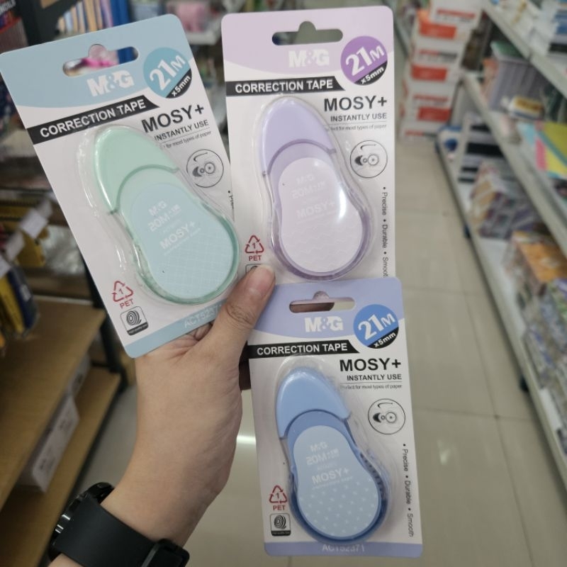 

correction tape tipex kertas M&G warna pastel