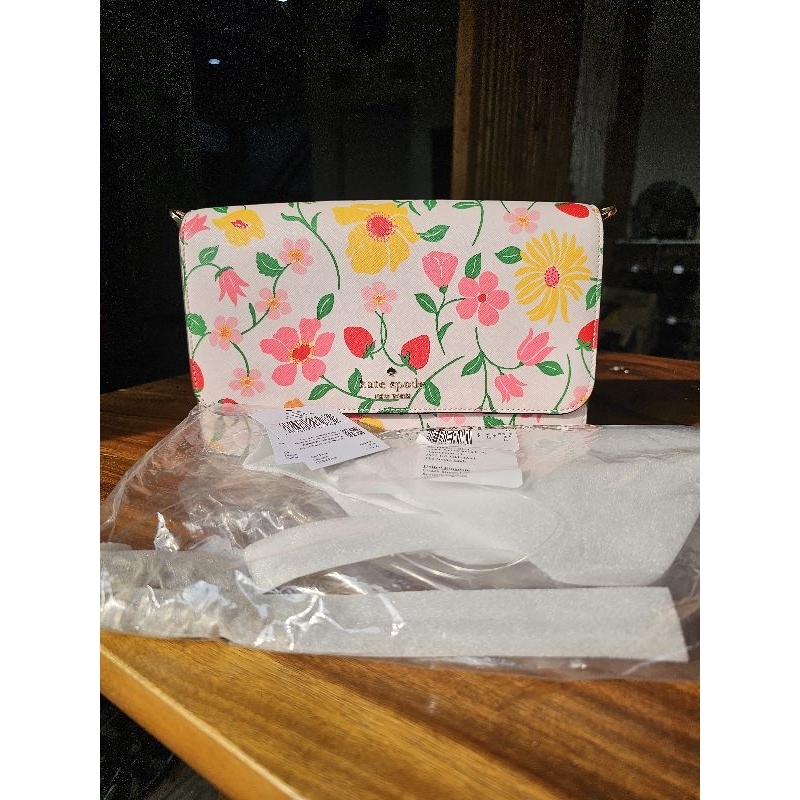 Tas Kate Spade Madison Flap Strawberry Garden (preloved, like new)