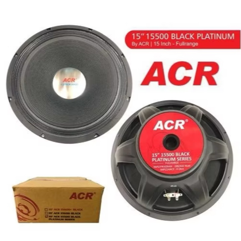 Speaker ACR 15 Inch 15500 Black Platinum Series - Speaker 15500 ACR 15500 Hitam Platinum