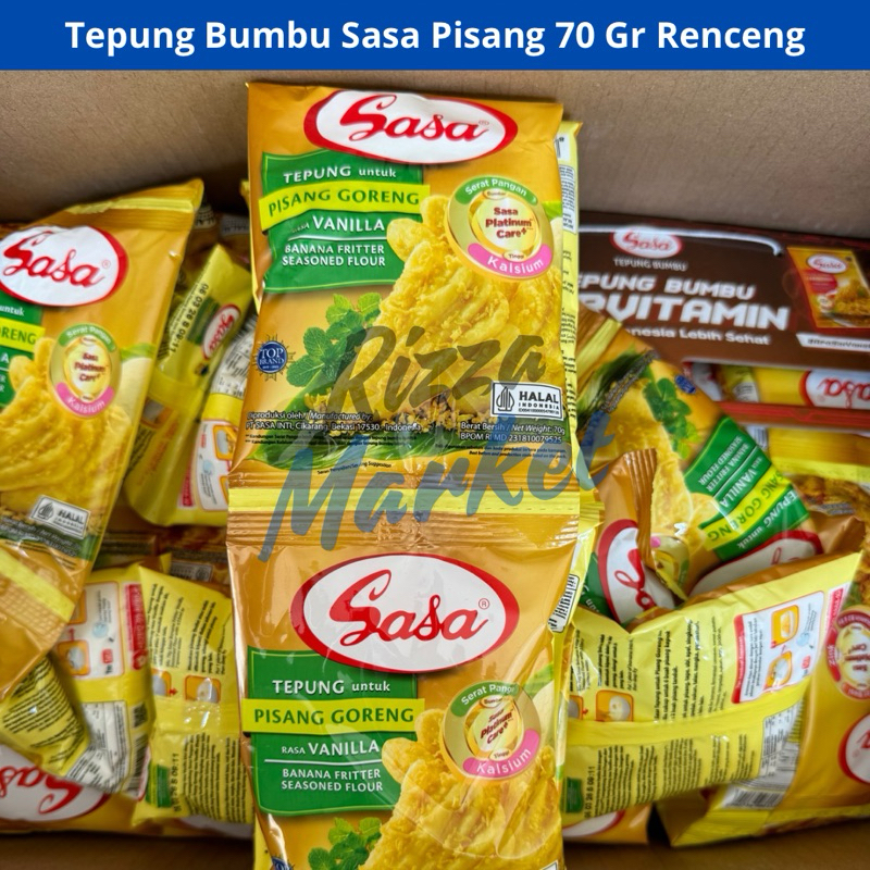 

Tepung sasa Pisang goreng RENCENG 70g ISI 10 PCS