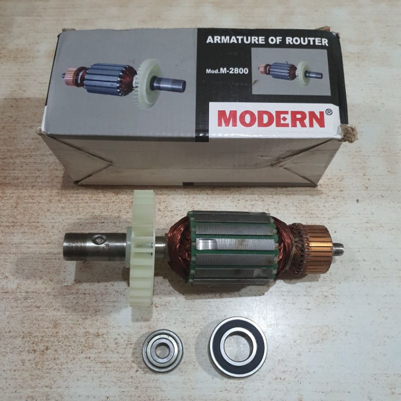 ARMATURE ROUTER MODERN M-2800 | MESIN ROUTER PROFIL KAYU BESAR