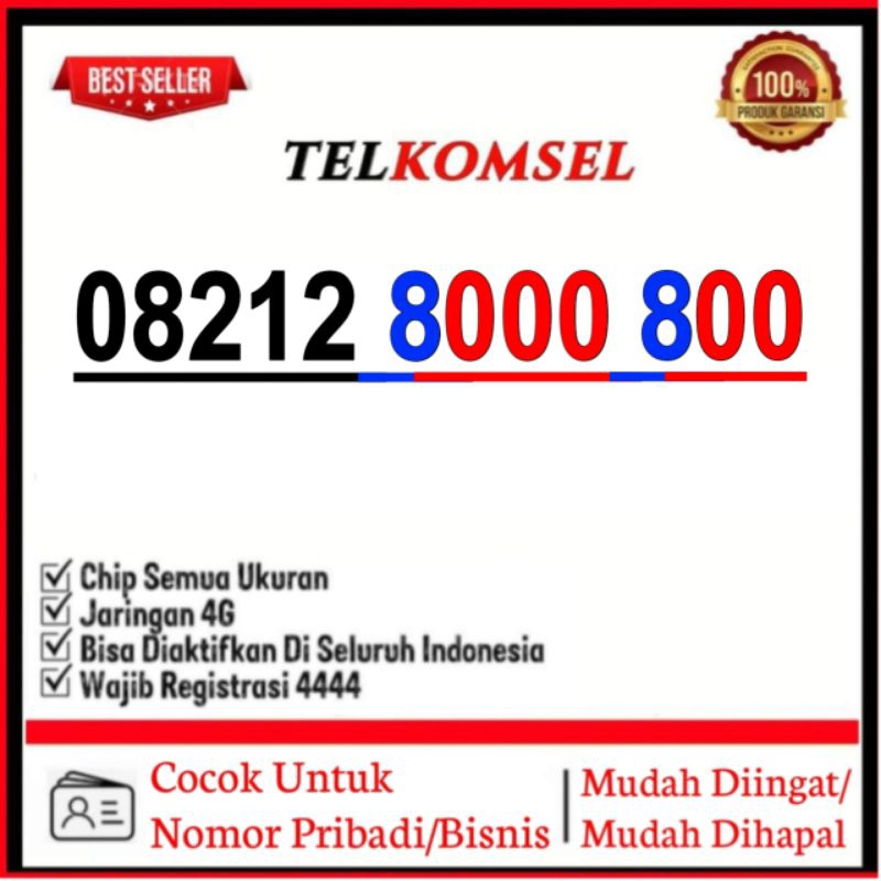kartu telkomsel nomor cantik spesial 222 0000 rapih