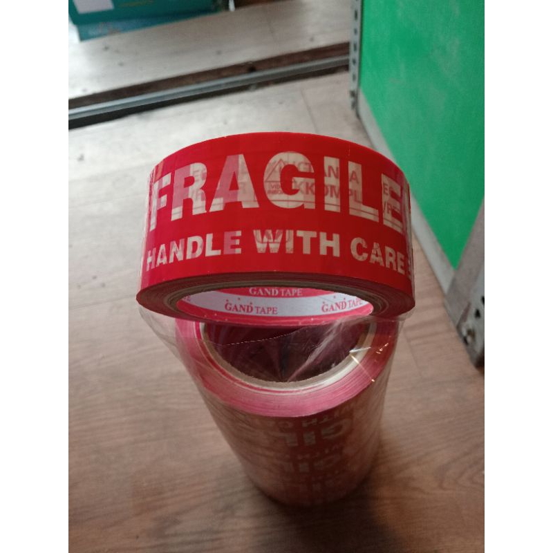 

lakban fragile merah 2 inch 1 pcs