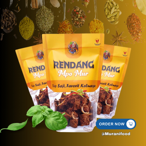 

Rendang Mpo Mur Citarasa Khas Betawi ( 500 gram )