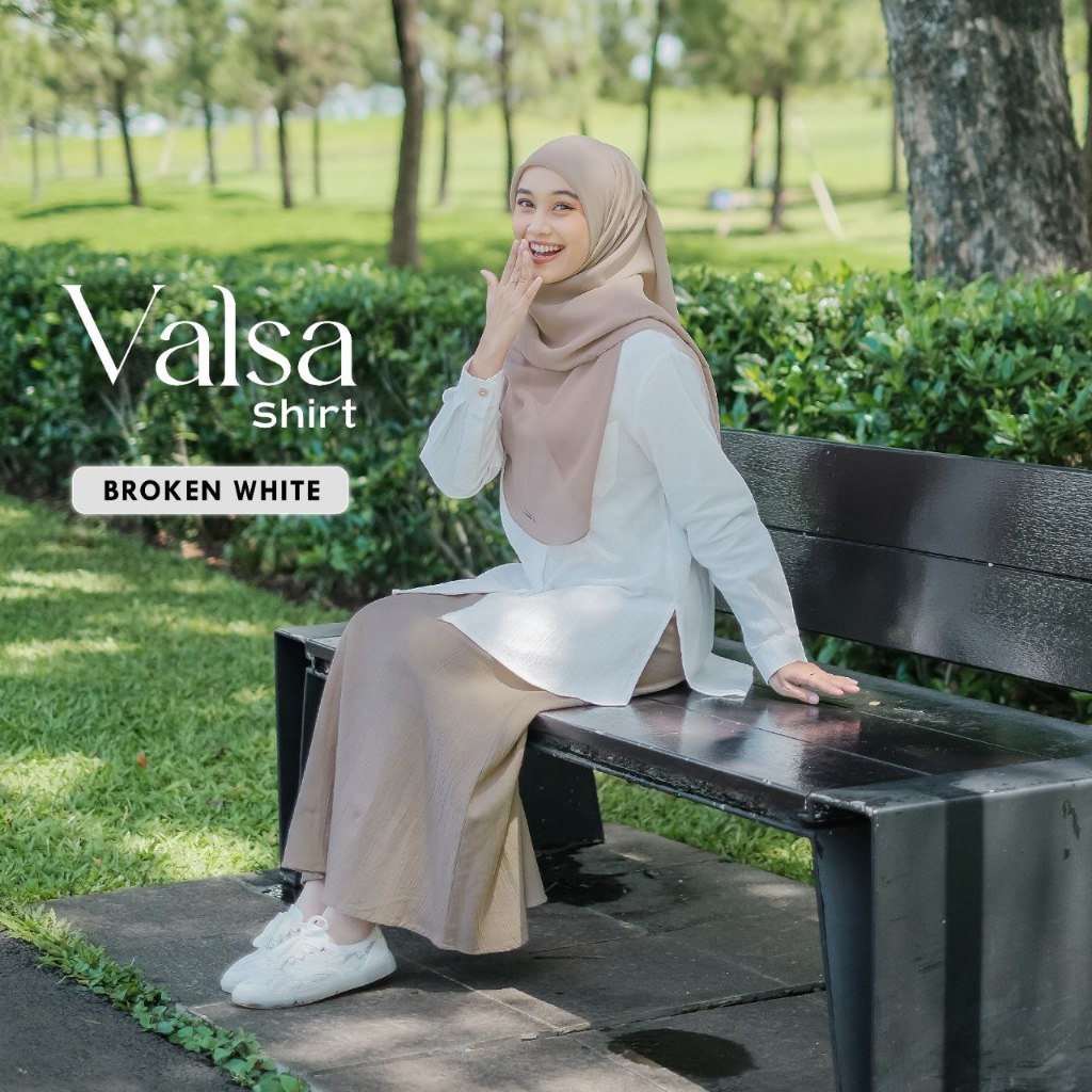 NAISHA OFFICIAL - Valsa Shirt | Kemeja Syari Muslimah | Kemeja Formal Wanita