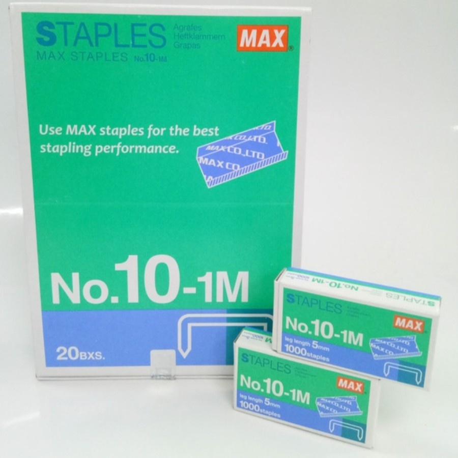 

Staples max no 10 / isi staples max no 03 / isi staples kecil NO 3 / isi staples / max