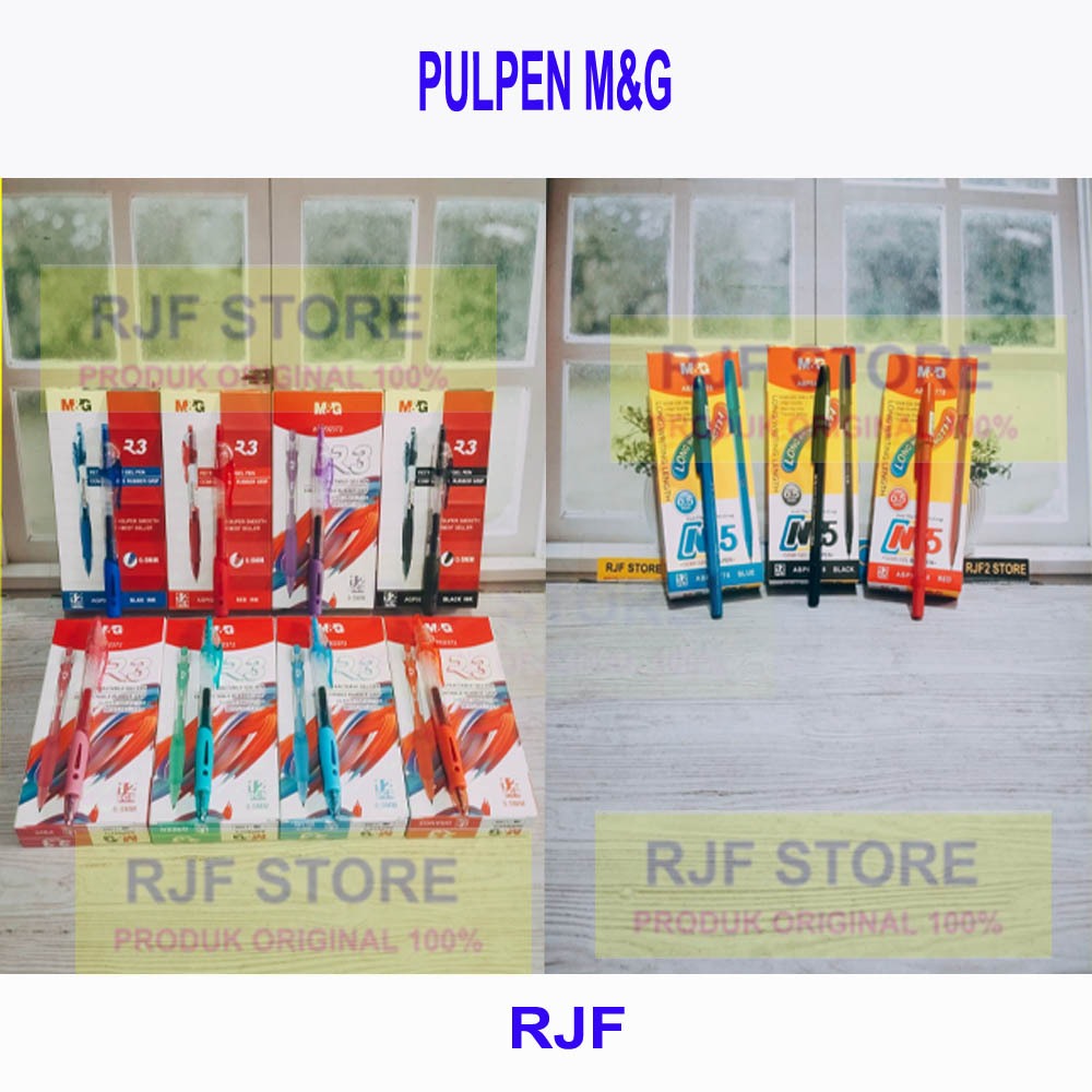 

M&G Pulpen Gel Retractable Gel Pen 8 Warna 0.7 mm 0.5 mm Bolpoint Comfort Rubber Grip DAN Semi Gel Ball Pen M&G M5 0.5mm