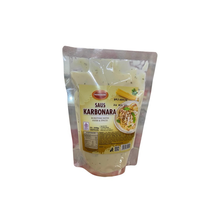 

PRIMA AGUNG SAUS KARBONARA 250 GR