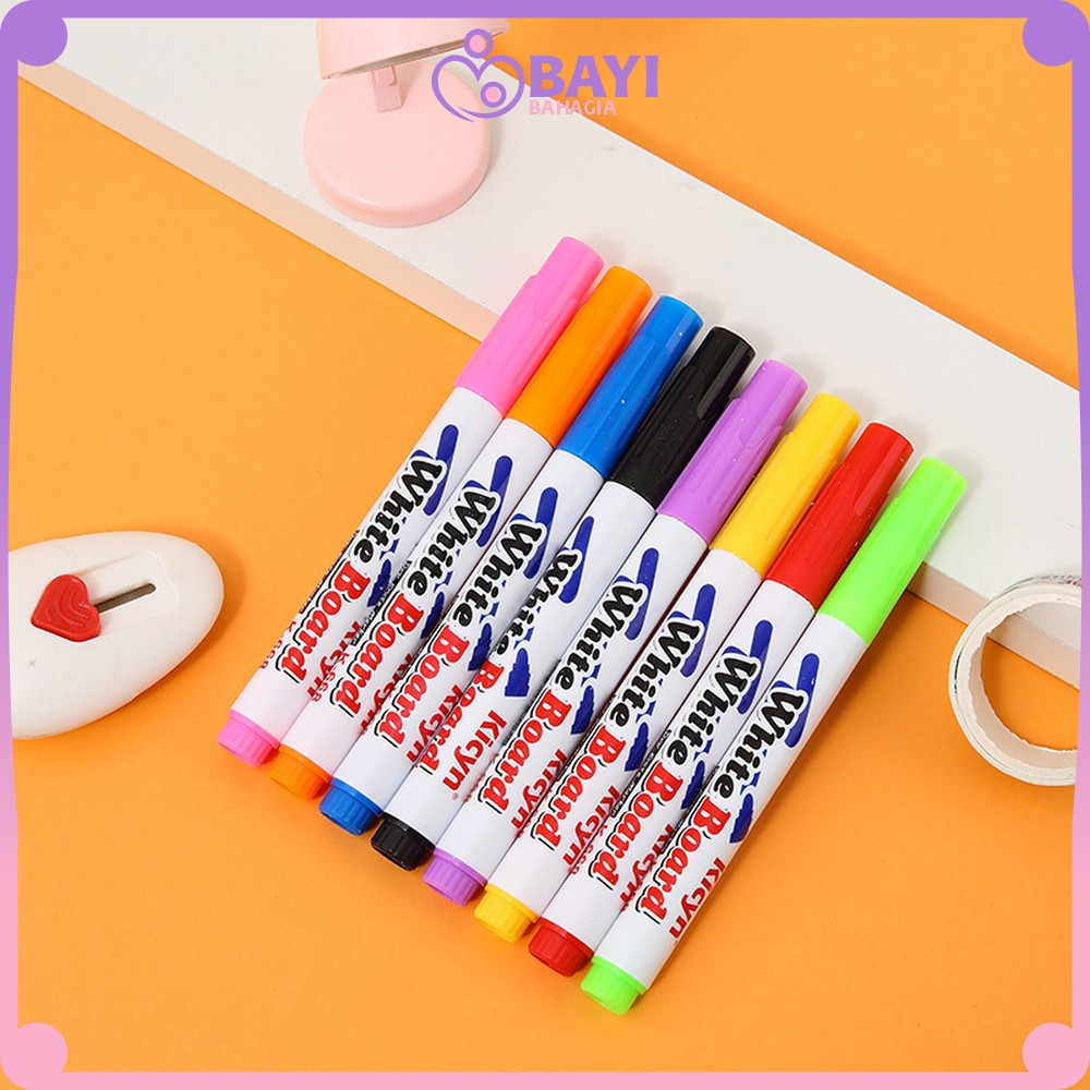 

Mainan Edukasi Anak Spidol Ajaib Tulisan Mengapung di Air / Mainan Spidol Whiteboard Warna / Spidol Papan Tulis Mengapung Bayi Bahagia A31