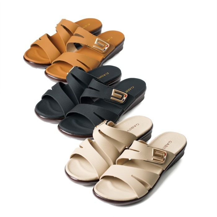 Gabino Sandal Wanita Wedges Slip On Casual Morra - G1CB4001 -