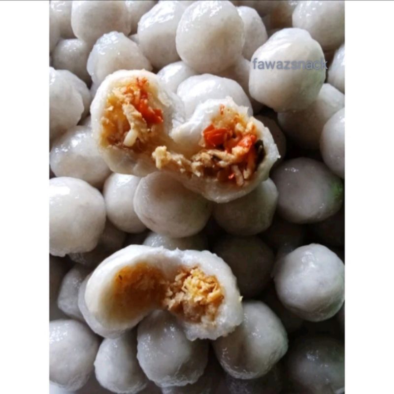 

paket usaha cilok baso aci isi ayam suir 100pcs ukuran sedang