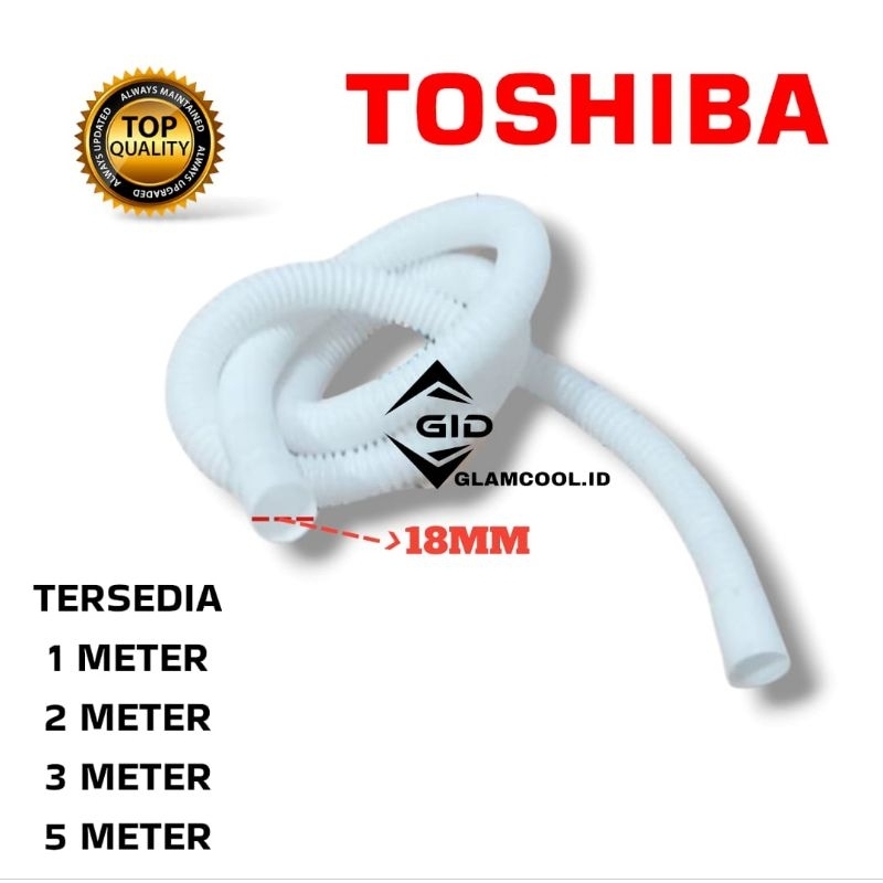 SELANG MASUK AIR MESIN CUCI TOSHIBA / SELANG INLET MESIN CUCI TOSHIBA 2 TABUNG