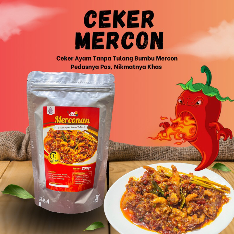 

CEKER MERCON TANPA TULANG 200gr