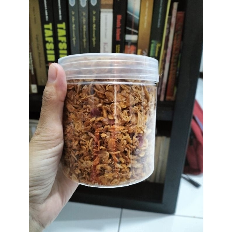 

Bawang Goreng Asli Tanpa Campuran-kriuk-200gram