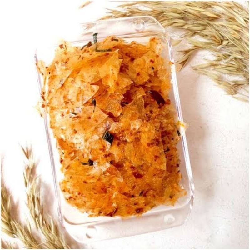 

Keripik Kaca / Kripca 250g / Pedas Daun Jeruk