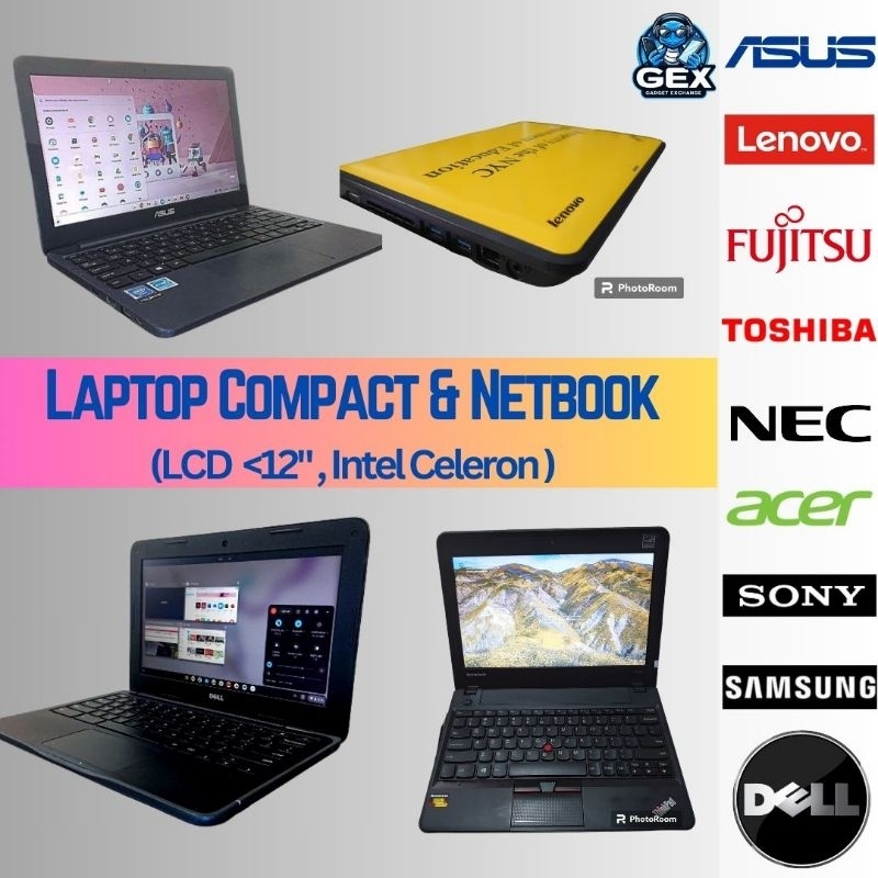Laptop compact ringan netbook ASUS lenovo acer bekas mulus