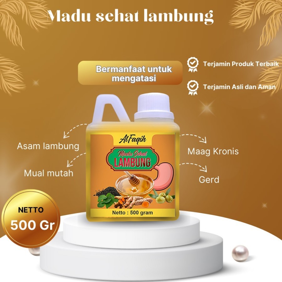 

Madu Sehat lambung Al Faqih 500 gram Madu Spesialis Asam Lambung dan Maag Kronis