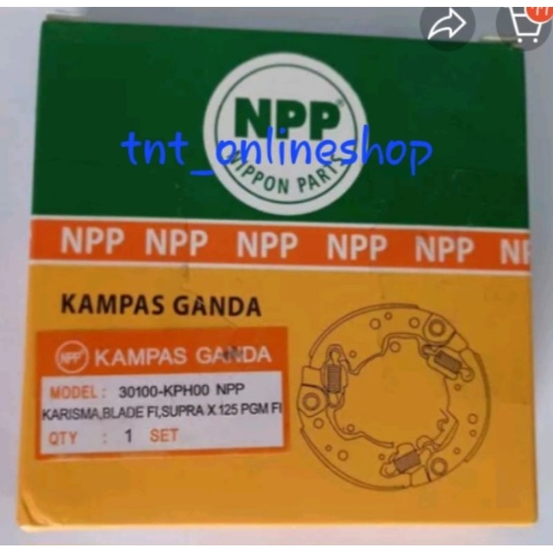 KAMPAS GANDA ONLY SUPRA X 125 KHARISMA NPP ( GANDA ) NPP