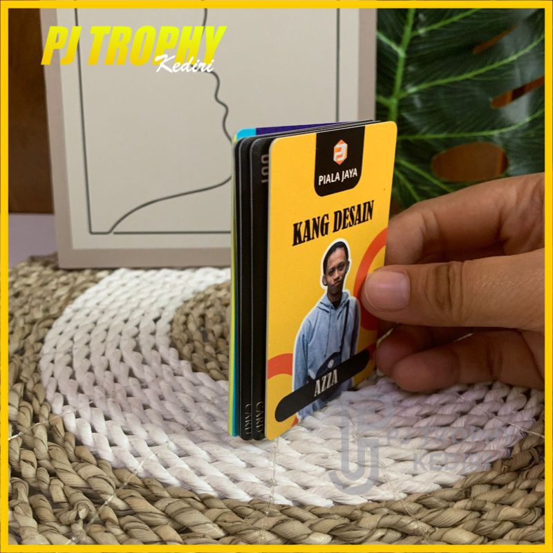 

ID CARD CUSTOM 2 SISI FREE DESAIN | BAHAN PVC TEBAL & PRINT UV