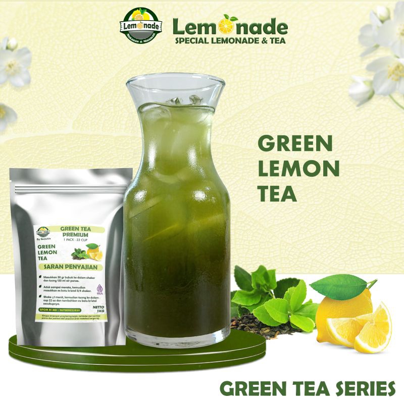 

Green Tea - Lemon - Teh Hijau 1KG / Bubuk Minum Premium