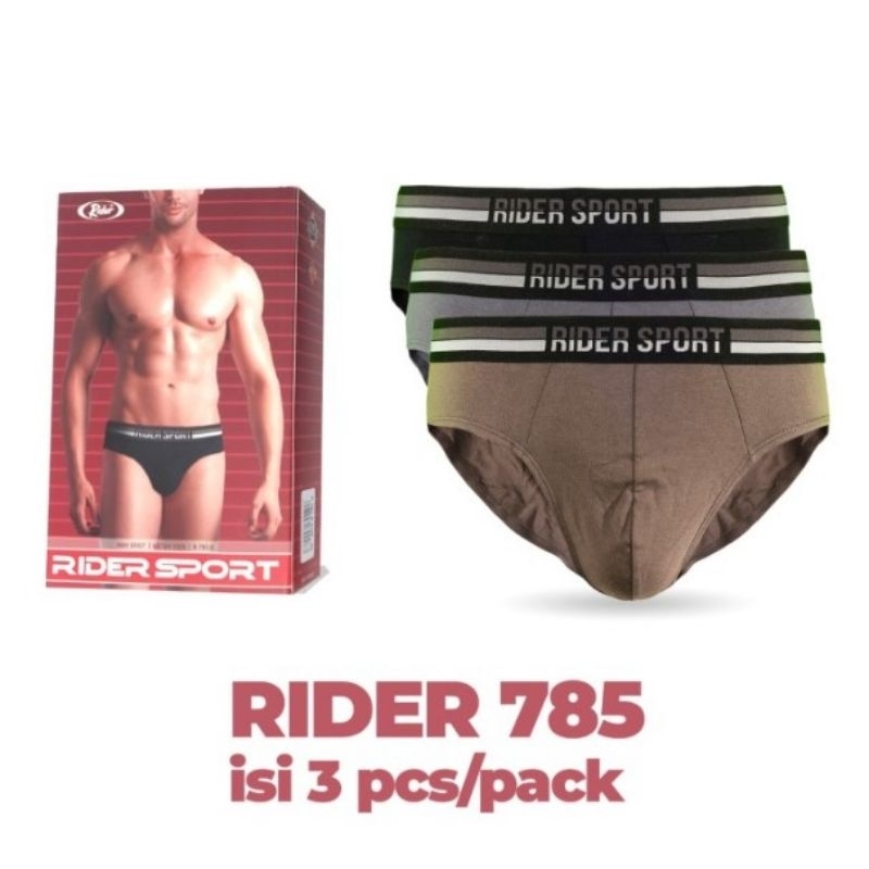 1Box..Celana Dalam Rider Sport R785B Cd Pria Rider Sport R785B