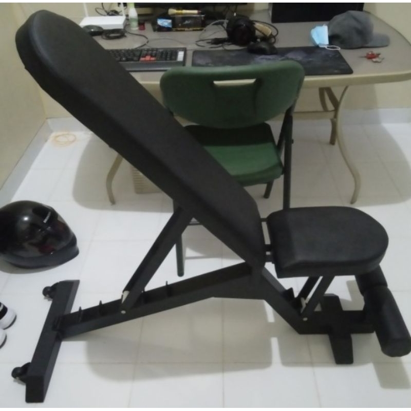 Adjustable bench 3 in 1 incline flat decline bangku gym bench gym bench press alat fitness alat gym 
