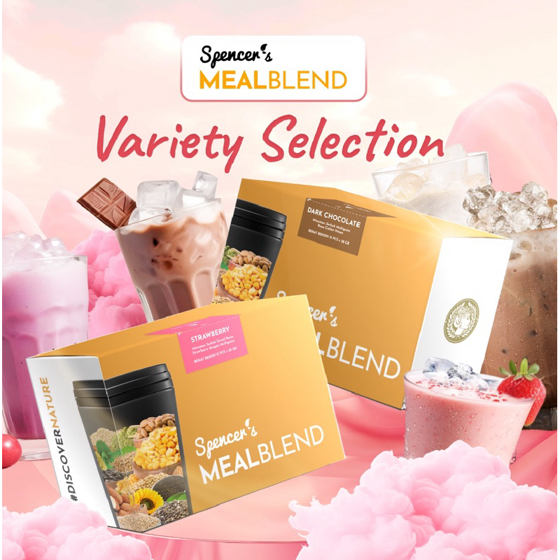 

[BUNDLING] Spencer’s Meal Blend 2 Box - Makanan Sehat Pengganti Sarapan