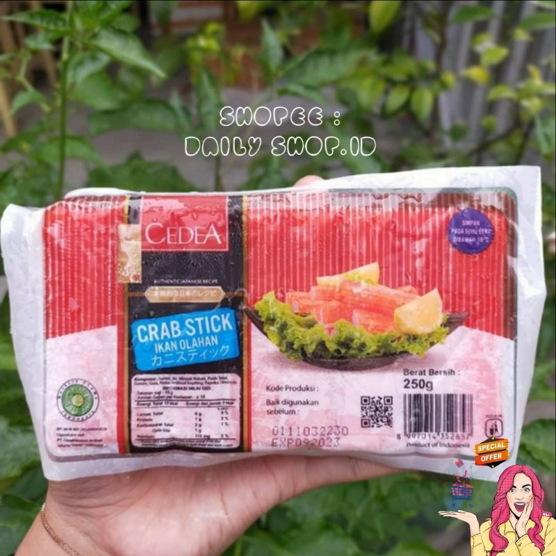 

CEDEA - Crabstick 250 gram Packing Aman