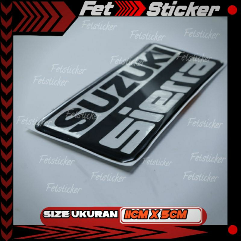 Emblem Jimny Sierra / Emblem Timbul Jimny Sierra