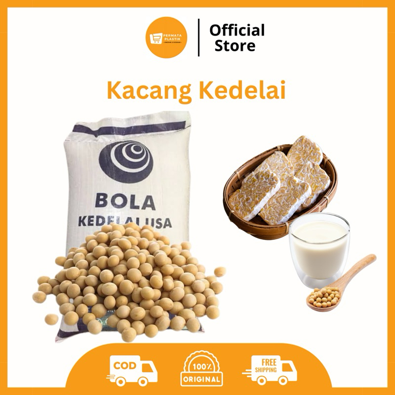 

kacang kedelai kiloan untuk minuman kedelai tahu tempe dll