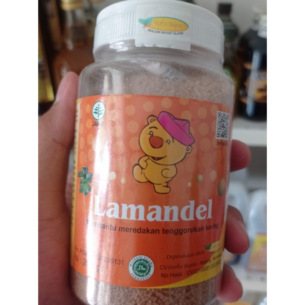 

LAMANDEL BOTOL 200 GRAM MEMBANTU MEREDAKAN TENGGOKAN KERING