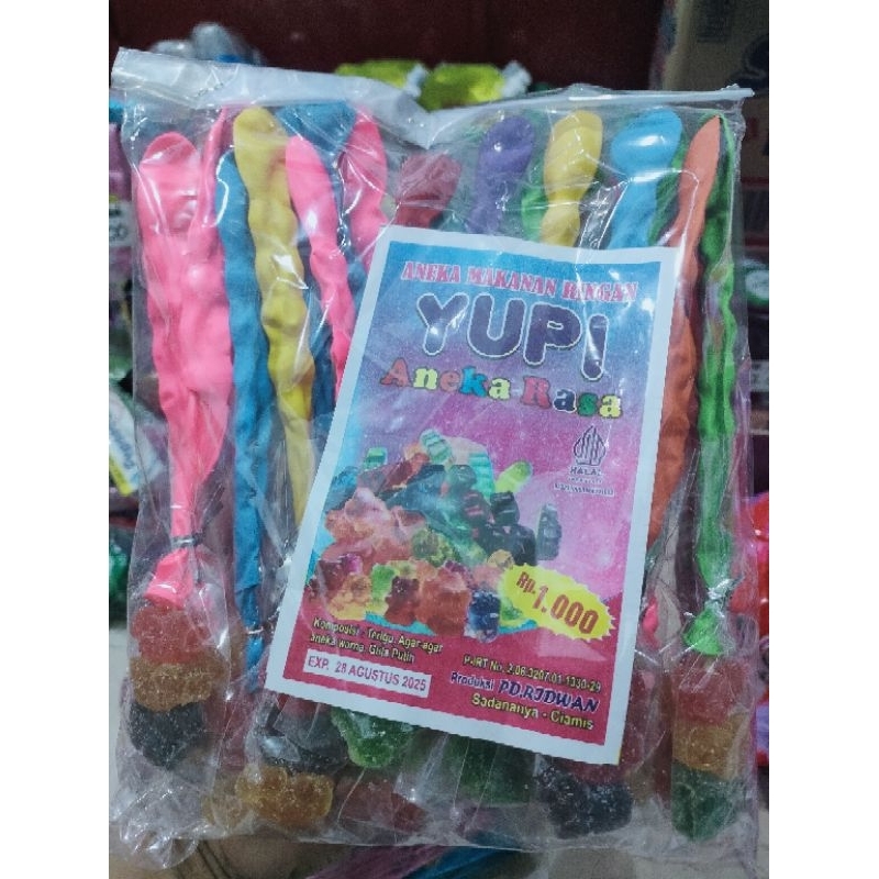 

yupi bonus balon isi 20pcs