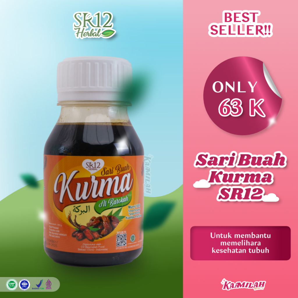 

Sari Kurma Sari Buah Kurma Al Barokah SR12 100% buah kurma asli