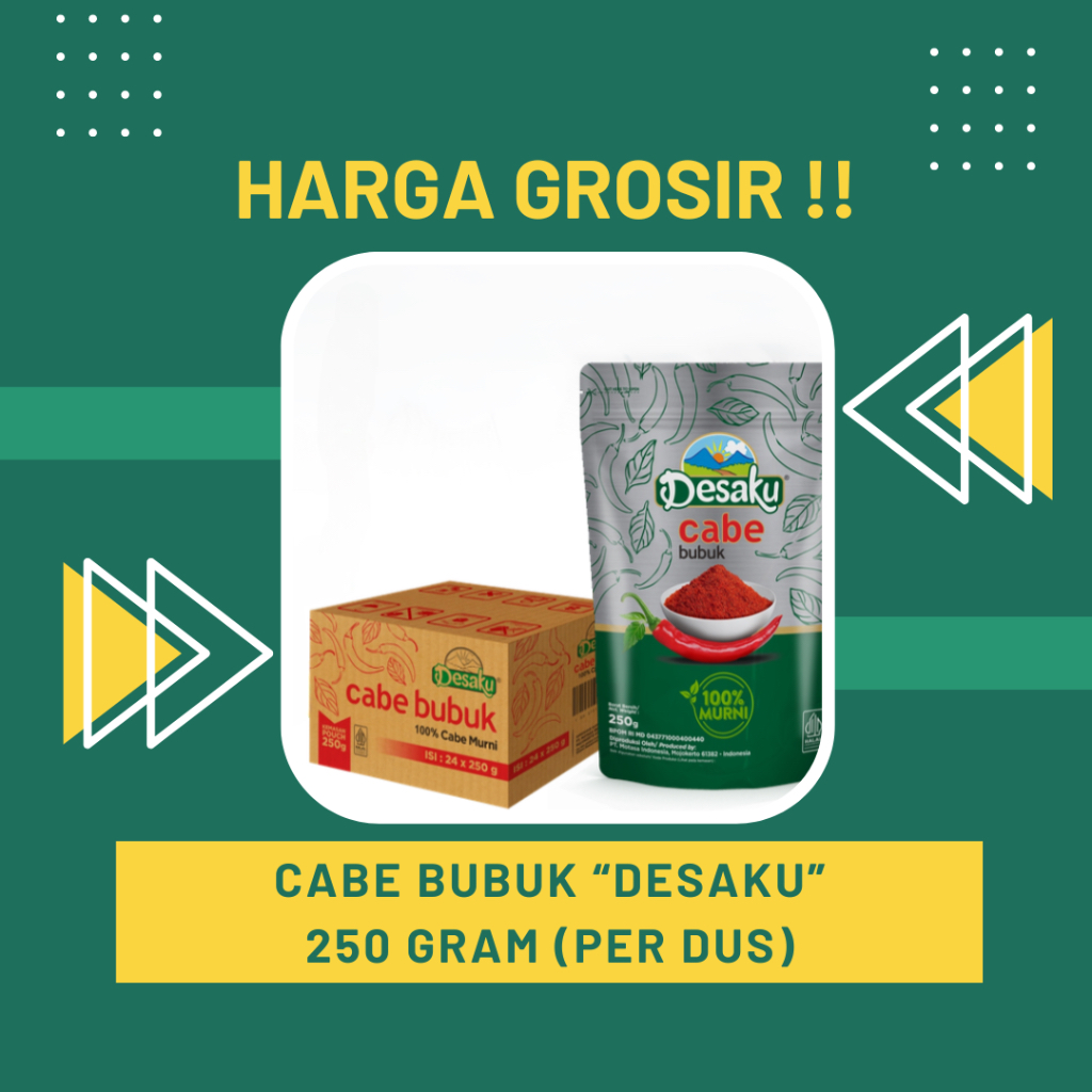 

Cabe Bubuk Desaku 250 gram