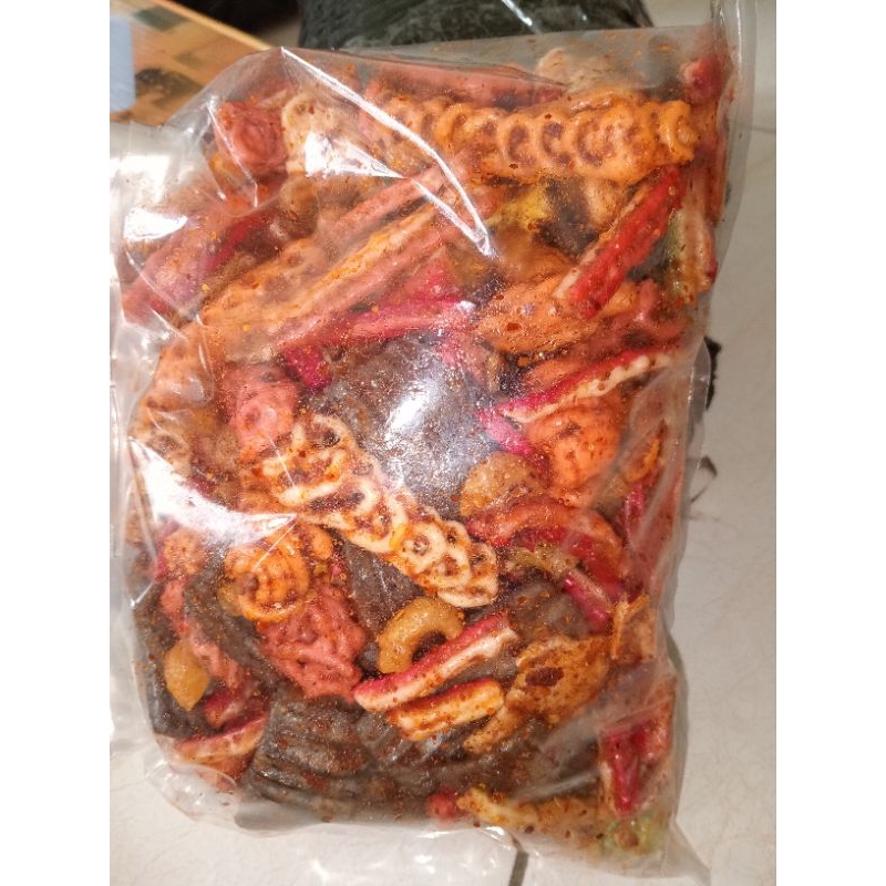 

Seblak Kerupuk mix/ campur cemilan instan isi 1kg