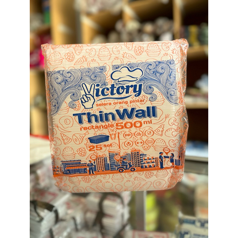 Thinwall Rectangle Victory 500ml