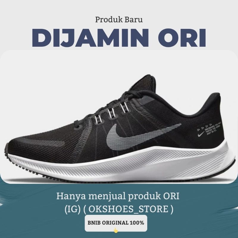 SEPATU SNEAKERS RUNNING PRIA Nike QUEST 4 OLAHRAGA TRAINING