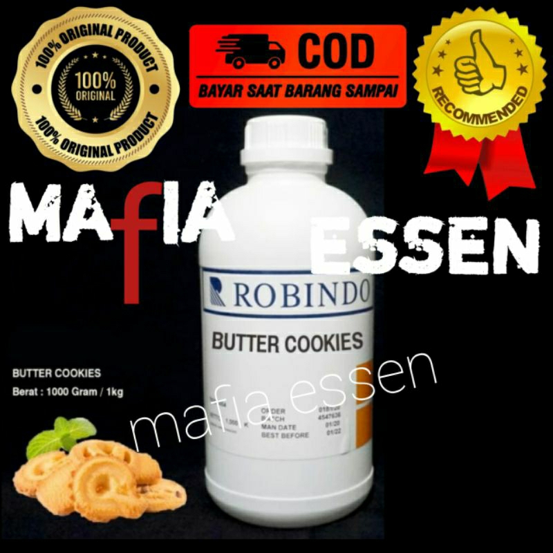 

perisa butter cookies murni 100% produksi robindo repack 500 gram dan 1 kg