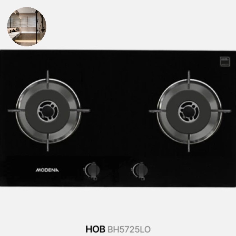 KOMPOR TANAM MODENA BH 5725 LO / MODENA KOMPOR TANAM BH5725LO / KOMPOR TANAM 2 TUNGKU MODENA / KOMPO