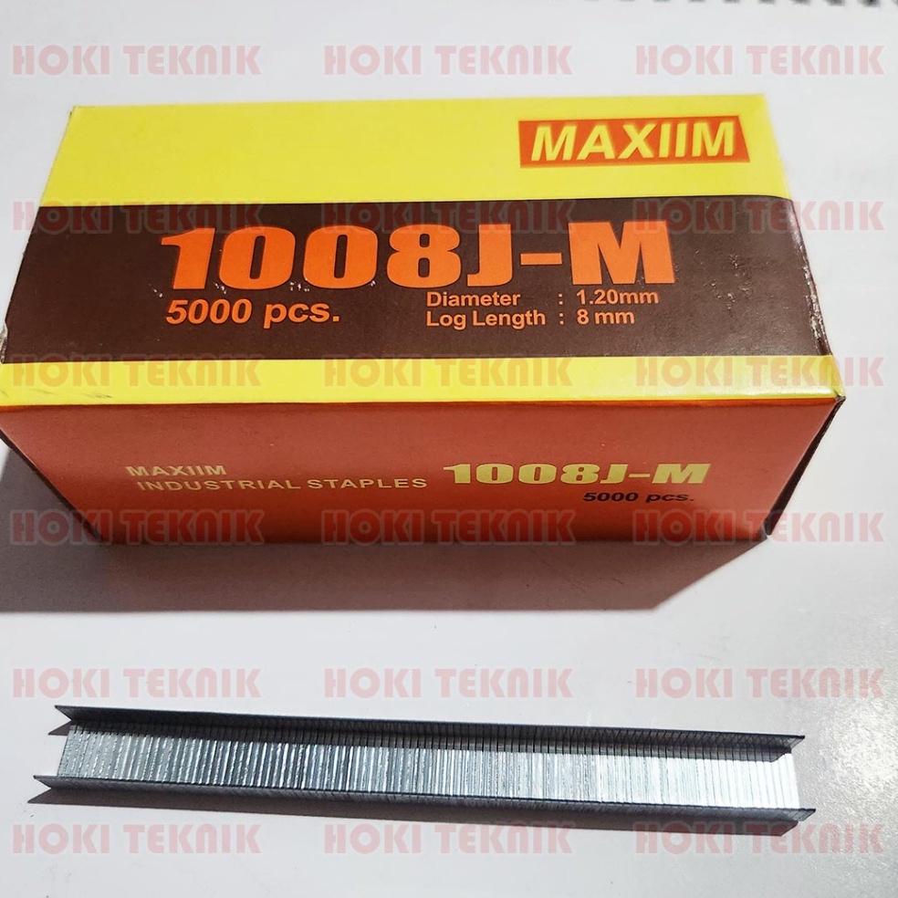 

KODE J1H Isi Staples angin 18J Maxiim Air nailer